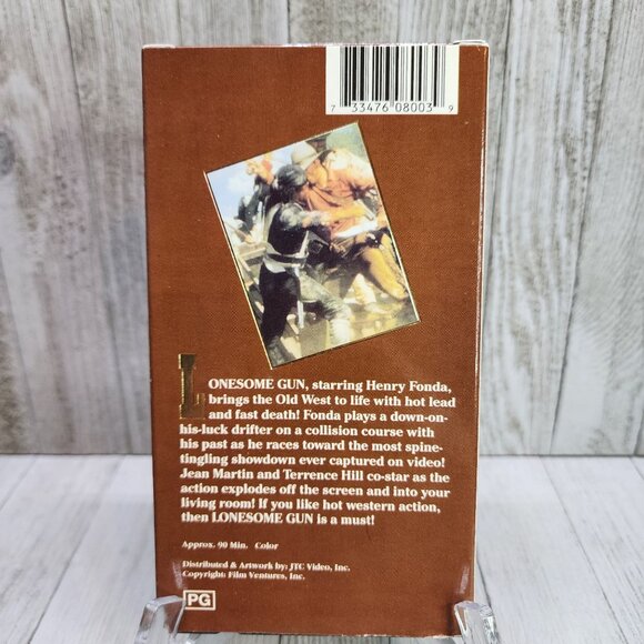 Vintage Lonesome Gun VHS Tape - Henry Fonda - Picture 2 of 5